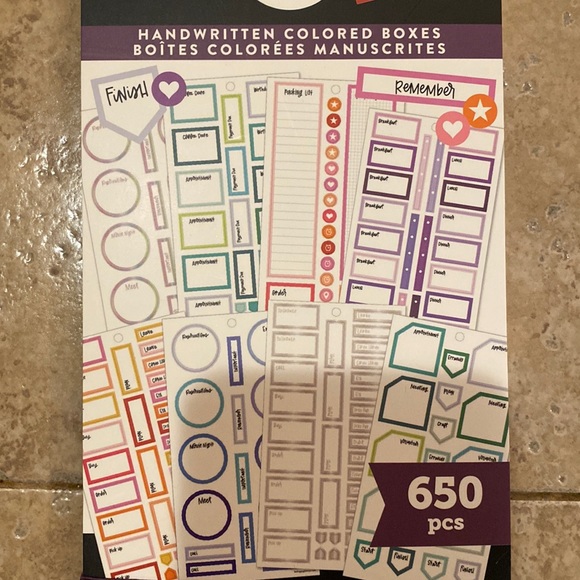 The Happy Planner Office Happy Planner Handwritten Sticker Book